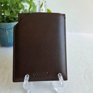 EUC & HTF Vintage Coach Mirror with Case in Mahogany